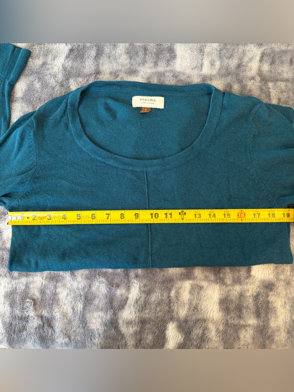 Sonoma lightweight Teal Knit Pullover